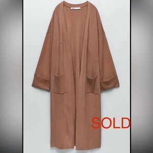 Zara Women's Dusty Caramel Sweater